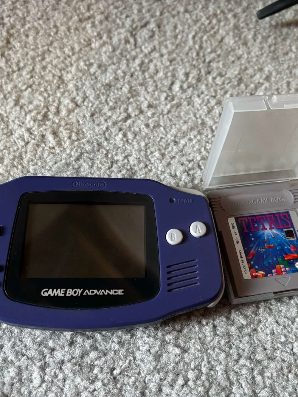 Nintendo Game Boy Advance - Indigo with White Buttons - Picture 5 of 6